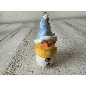 Coyne nancye snowman ornament Xmas 2000 Vintage tree scarf
